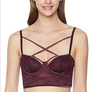 Youth Lace Underwire Bra No Pad Cross Front Design